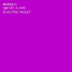 #BB00CC - Electric Violet Color Image